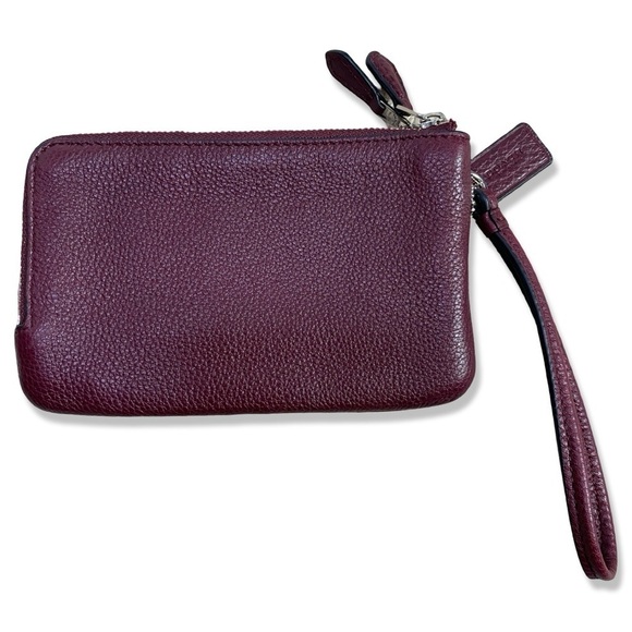 COACH Double Corner Zip Wristlet Wallet - Picture 4 of 9
